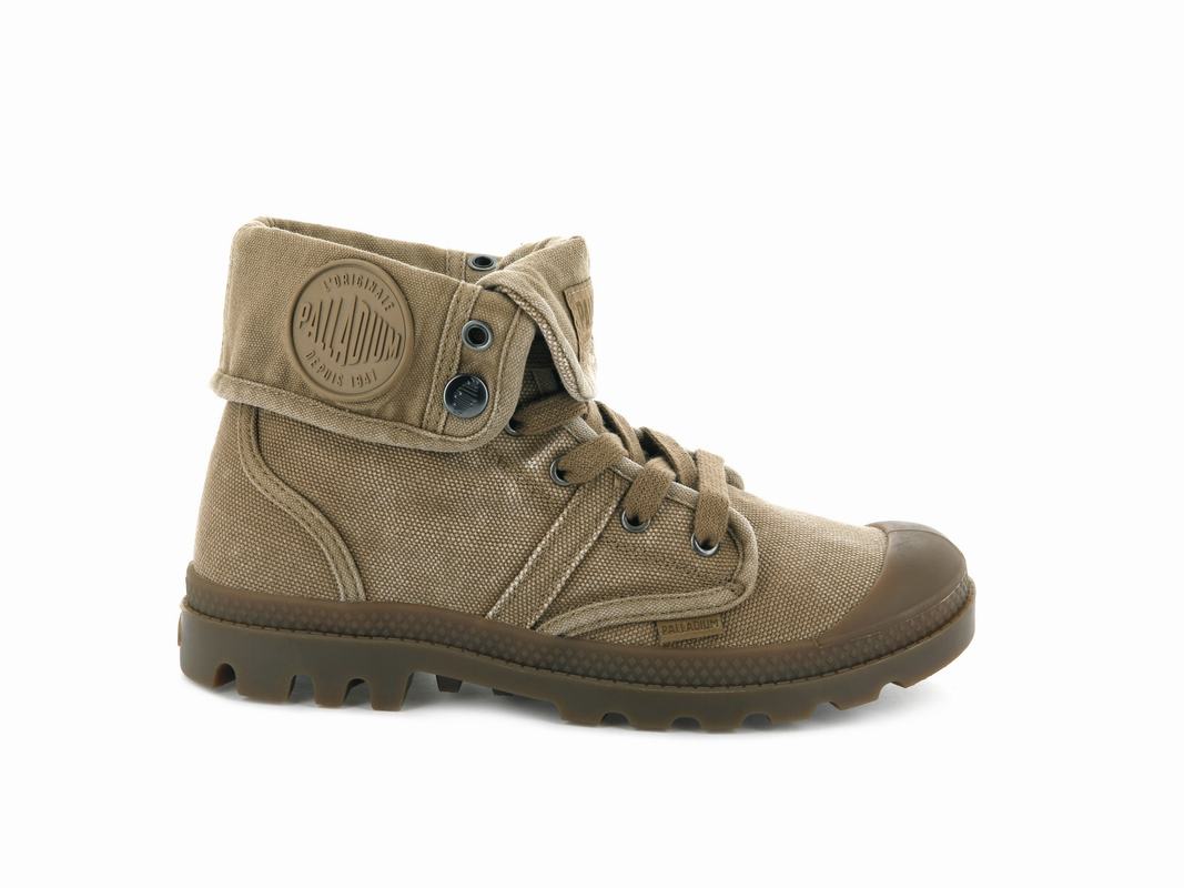 Botas Palladium Pallabrousse Baggy Mujer - Kaki Oscuro ||TYZF-78549||